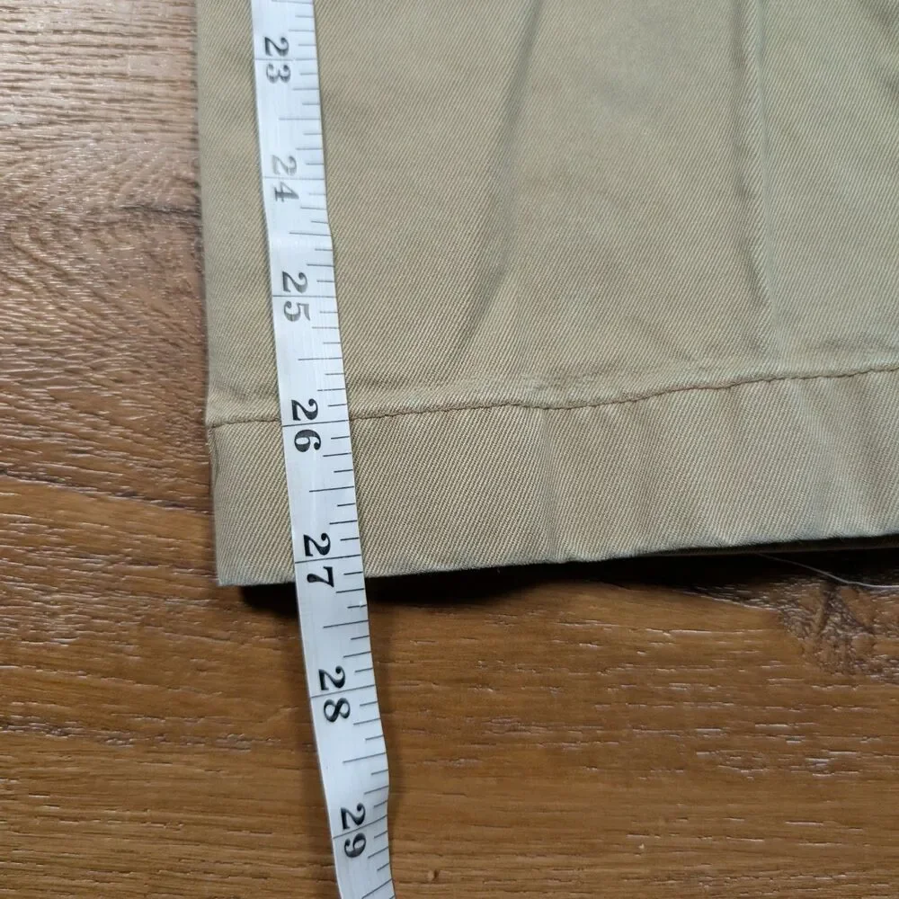 VTG J Crew Oarsman 770 Straight Chino Pants Mens 31x30(27) Beige Cotton Twill